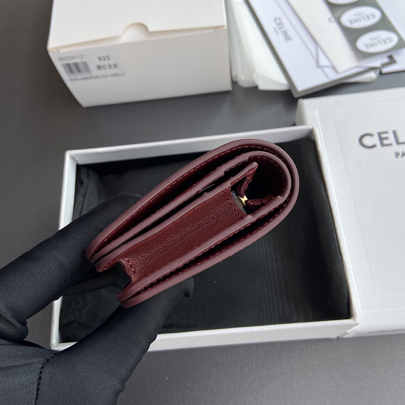 最高級セリーヌスーパーコピー セリーヌ財布コピー コンパクトウォレット トリオンフ 10K623DPV.28LB ライトバーガンディ セリーヌ 財布 人気ランキング - 画像 (6)