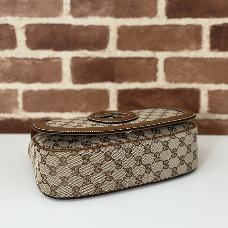 グッチ バッグ 人気 GUCCI ブロンディ スモール トップハンドルバッグ 815714 HAAKG 9755 ベージュ&ブラウン グッチブロンディ アウトレット - 画像 (7)