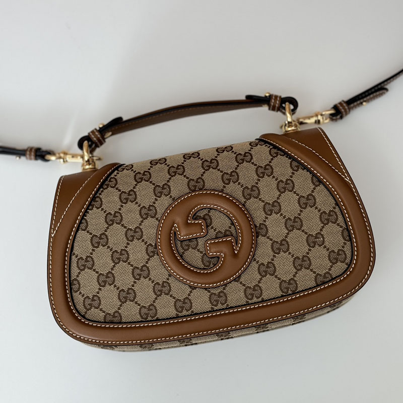 グッチ バッグ 人気 GUCCI ブロンディ スモール トップハンドルバッグ 815714 HAAKG 9755 ベージュ&ブラウン グッチブロンディ アウトレット - 画像 (6)