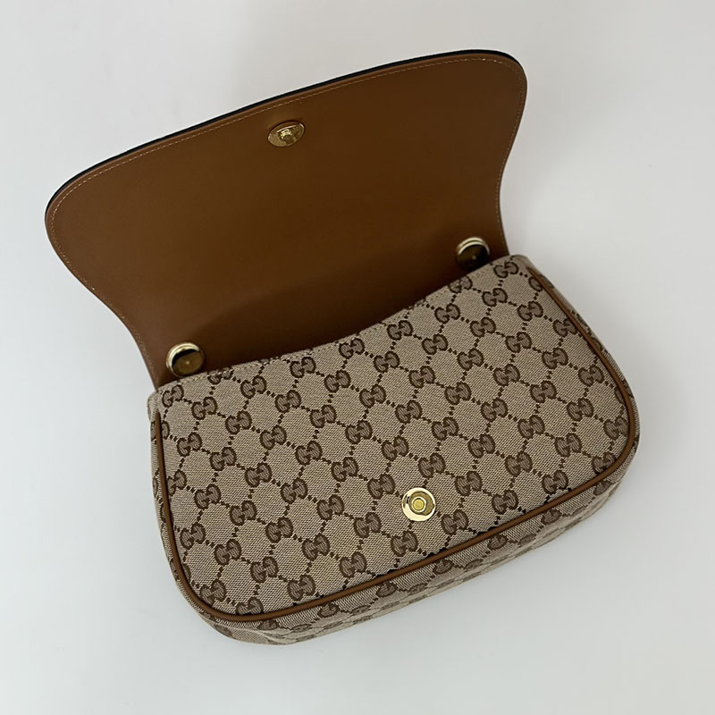 グッチ バッグ 人気 GUCCI ブロンディ スモール トップハンドルバッグ 815714 HAAKG 9755 ベージュ&ブラウン グッチブロンディ アウトレット - 画像 (3)