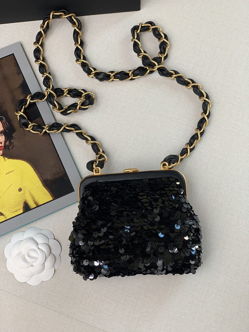 シャネル 新作バッグ 超N品 CHANEL メティエダール スパンコール クラッ ツイード & スパンコール AP4028 B17019 94305 - 画像 (4)