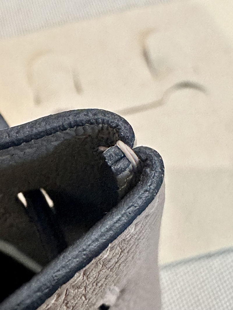 エルメス アウトレット 店舗 HERMES バーキン25 トゥルティールグレー トゴ シルバー金具 2520855 バーキン25 - 画像 (9)