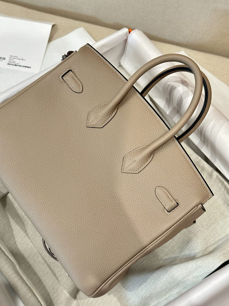 エルメス アウトレット 店舗 HERMES バーキン25 トゥルティールグレー トゴ シルバー金具 2520855 バーキン25 - 画像 (2)