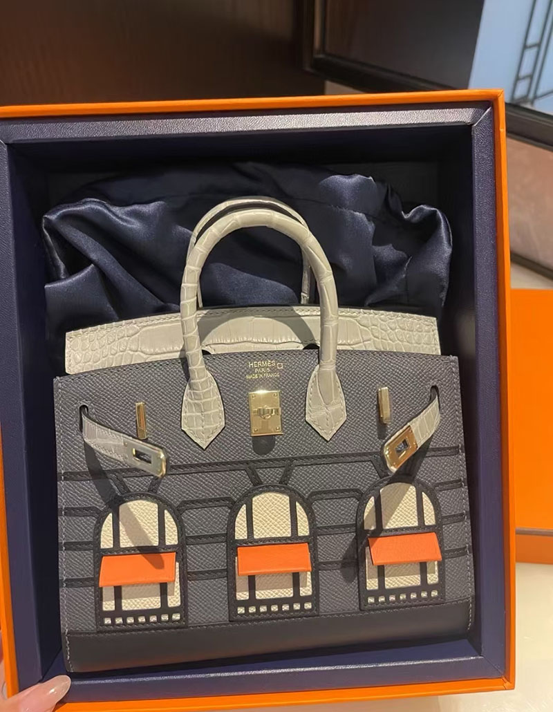 並行輸入品 HERMES バーキン 20 セリエ フォーブル グリミスティ