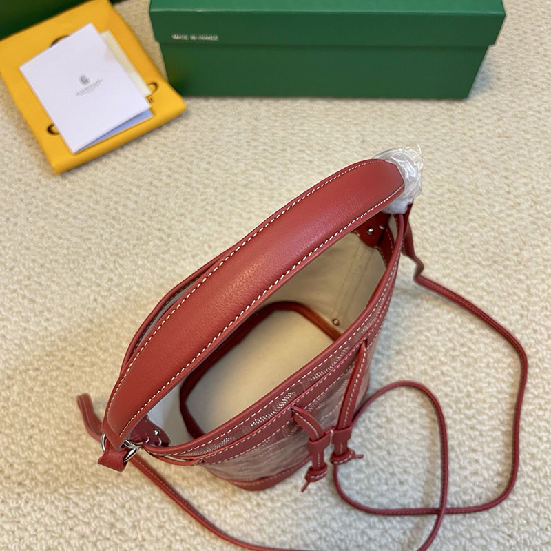 ゴヤールスーパーコピー プチ・フロ・ミニバッグ PEFLOTMINTY10CL10P レッド 超N品 ゴヤール アンジュ ミニ 定価 - 画像 (4)