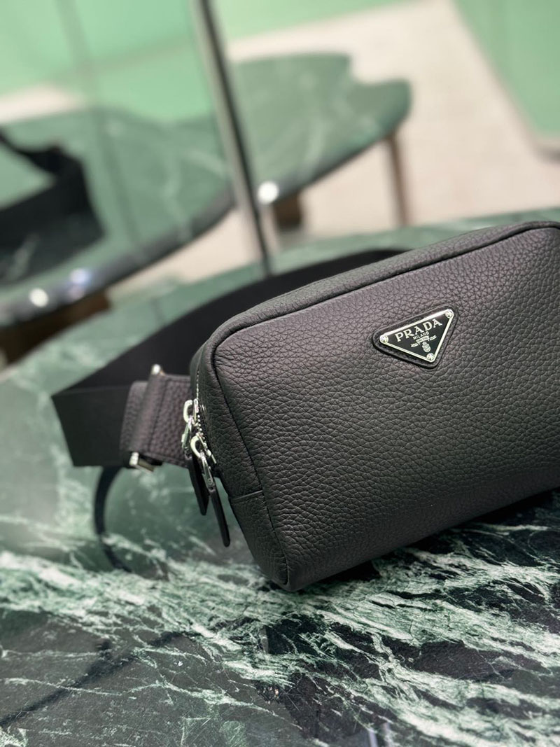 プラダ アウトレット PRADA ヴィッテロダイノレザー ショルダーバッグ 2VH184_2BBE_F0002_V_OOO ブラック H品 プラダ ボディバッグ 人気 - 画像 (8)