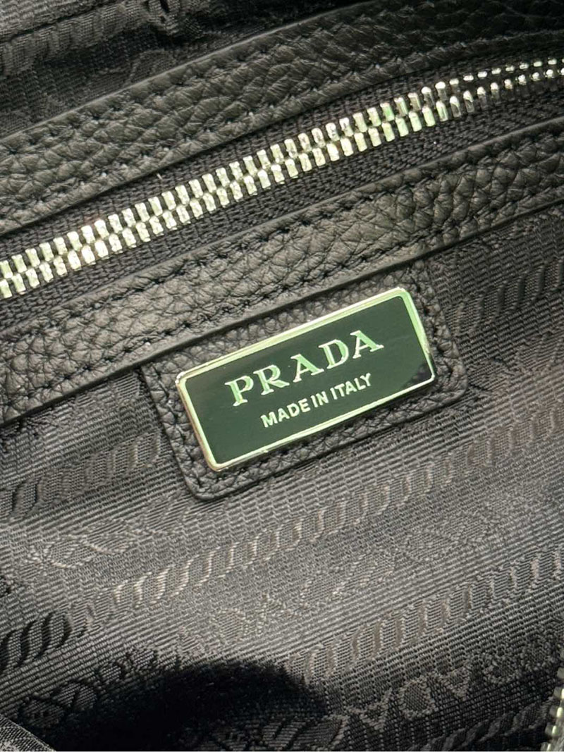 プラダ アウトレット PRADA ヴィッテロダイノレザー ショルダーバッグ 2VH184_2BBE_F0002_V_OOO ブラック H品 プラダ ボディバッグ 人気 - 画像 (2)