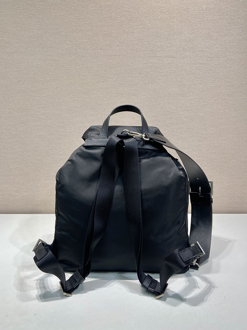 プラダ アウトレット PRADA Re-Nylon バックパック レディース メンズ 2VZ110_2C26_F0002_V_SOO ブラック H品 プラダ バックパック ナイロン - 画像 (7)