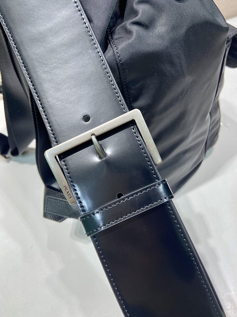 プラダ アウトレット PRADA Re-Nylon バックパック レディース メンズ 2VZ110_2C26_F0002_V_SOO ブラック H品 プラダ バックパック ナイロン - 画像 (4)
