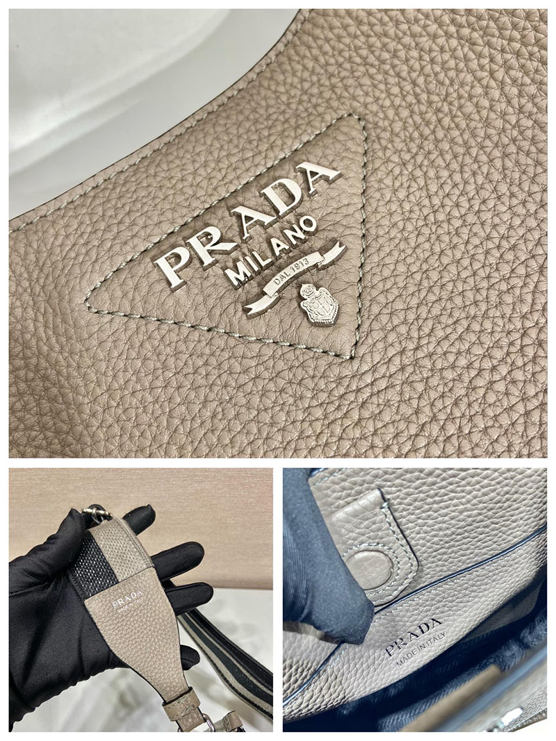 プラダ アウトレット PRADA ヴィッテロダイノソフトレザー ミニショルダーバッグ 1BH191_2DKV_F0572_V_3OO ベージュ H品 プラダ 斜めがけバッグ レディース - 画像 (2)