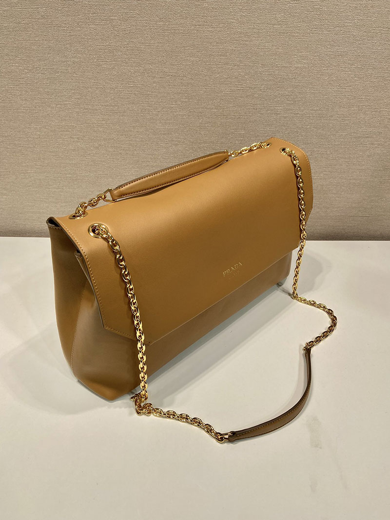 プラダ アウトレット PRADA 新作 ミディアム レザーショルダーバッグ 1BD368_2CYS_F03BH_V_OOO キャメル H品 プラダ ハンドバッグ アウトレット - 画像 (7)