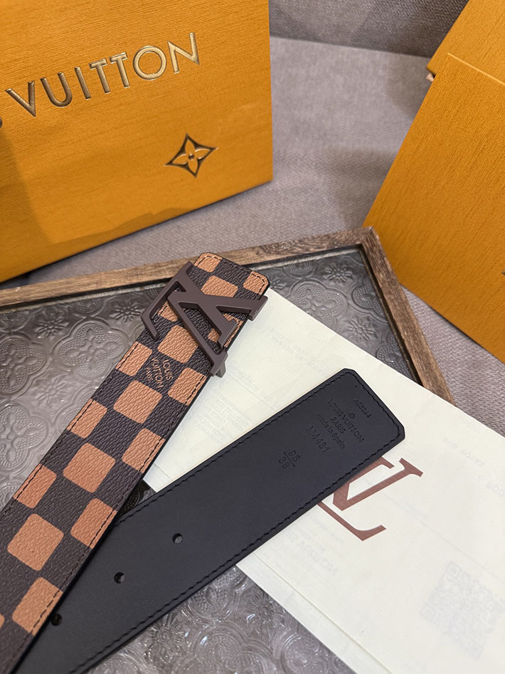 最高級ルイヴィトンスーパーコピー ルイヴィトンベルトコピー ベルト・LV フラワー ダミエ フレンドシップ 40MM 2522499 N品 ヴィトン ベルト 安い - 画像 (4)