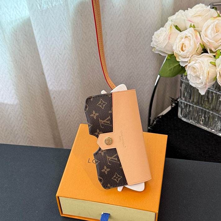 最高級ルイヴィトンスーパーコピー ルイヴィトンメガネケースコピー サングラスホルダー・LV M02701 ブラウン N品 - 画像 (9)