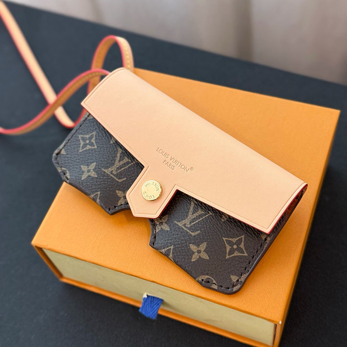 最高級ルイヴィトンスーパーコピー ルイヴィトンメガネケースコピー サングラスホルダー・LV M02701 ブラウン N品 - 画像 (6)