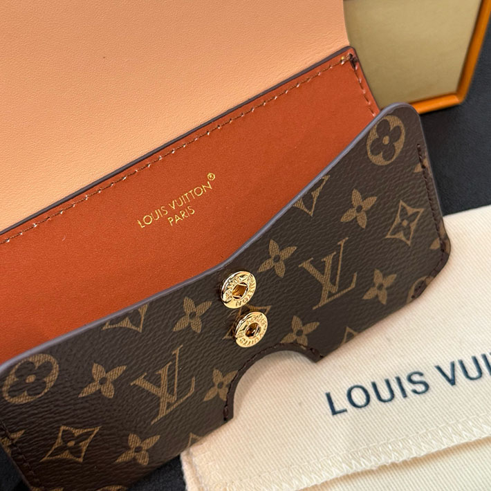 最高級ルイヴィトンスーパーコピー ルイヴィトンメガネケースコピー サングラスホルダー・LV M02701 ブラウン N品 - 画像 (4)