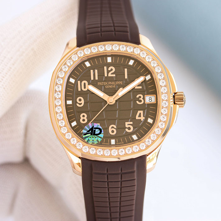 最高級パテックフィリップスーパーコピー アクアノート ルーチェ トラベルタイム 5269/200R-001 マット・ホワイト レディース 腕時計 - 画像 (6)