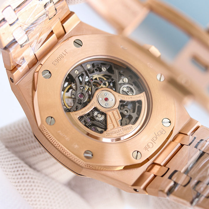 最高級オーデマピゲスーパーコピー ロイヤルオーク フロステッドゴールド ダブルバランスホイール オープンワーク レインボー 15412OR.YG.1224OR.01 - 画像 (3)