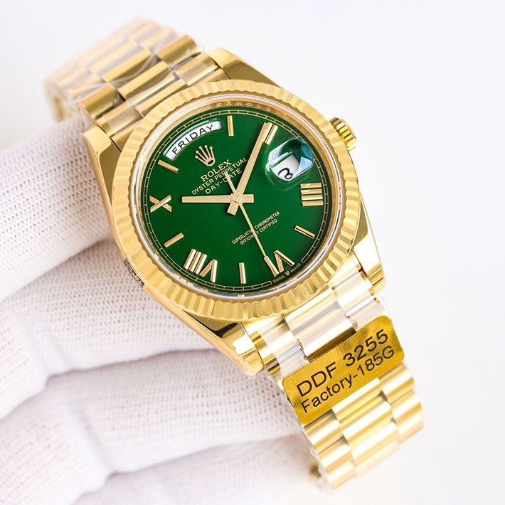 最高級ロレックススーパーコピー ロレックス デイデイト コピー デイデイト 40 228238A ランダムシリアル シャンパン/ダイヤモンド メンズ 腕時計 - 画像 (7)