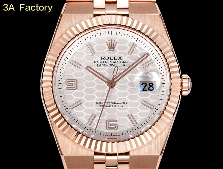 最高級ロレックススーパーコピー ロレックス ランドドゥエラー コピー オイスター 40 mm エバーローズゴールド リファレンス 127335 - 画像 (8)