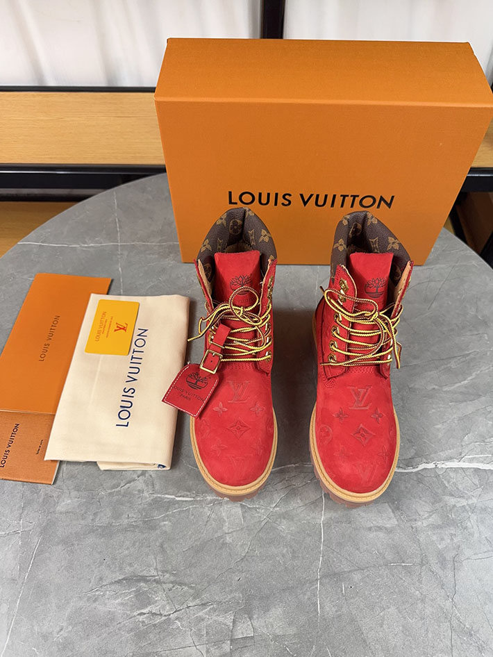 最高級ルイヴィトンスーパーコピー LV × Timberland 6-IN アンクルブーツ ノワール ブーツ 靴 2522901 N品 ティンバーランド ルイヴィトン 転売 - 画像 (9)