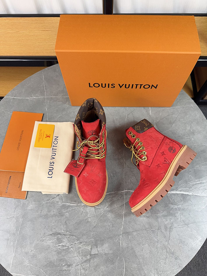 最高級ルイヴィトンスーパーコピー LV × Timberland 6-IN アンクルブーツ ノワール ブーツ 靴 2522901 N品 ティンバーランド ルイヴィトン 転売 - 画像 (8)