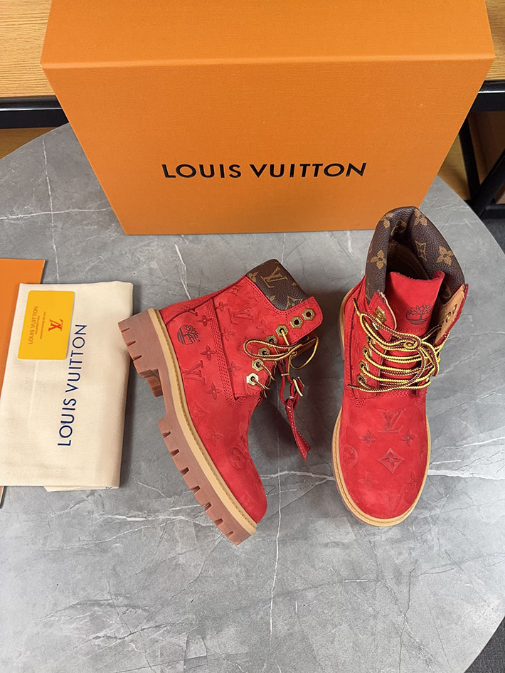 最高級ルイヴィトンスーパーコピー LV × Timberland 6-IN アンクルブーツ ノワール ブーツ 靴 2522901 N品 ティンバーランド ルイヴィトン 転売 - 画像 (7)