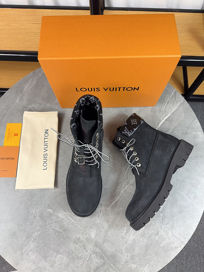 最高級ルイヴィトンスーパーコピー LV × Timberland 6-IN アンクルブーツ ノワール ブーツ 靴 2522904 N品 ルイヴィトン ティンバーランド 50足 - 画像 (9)