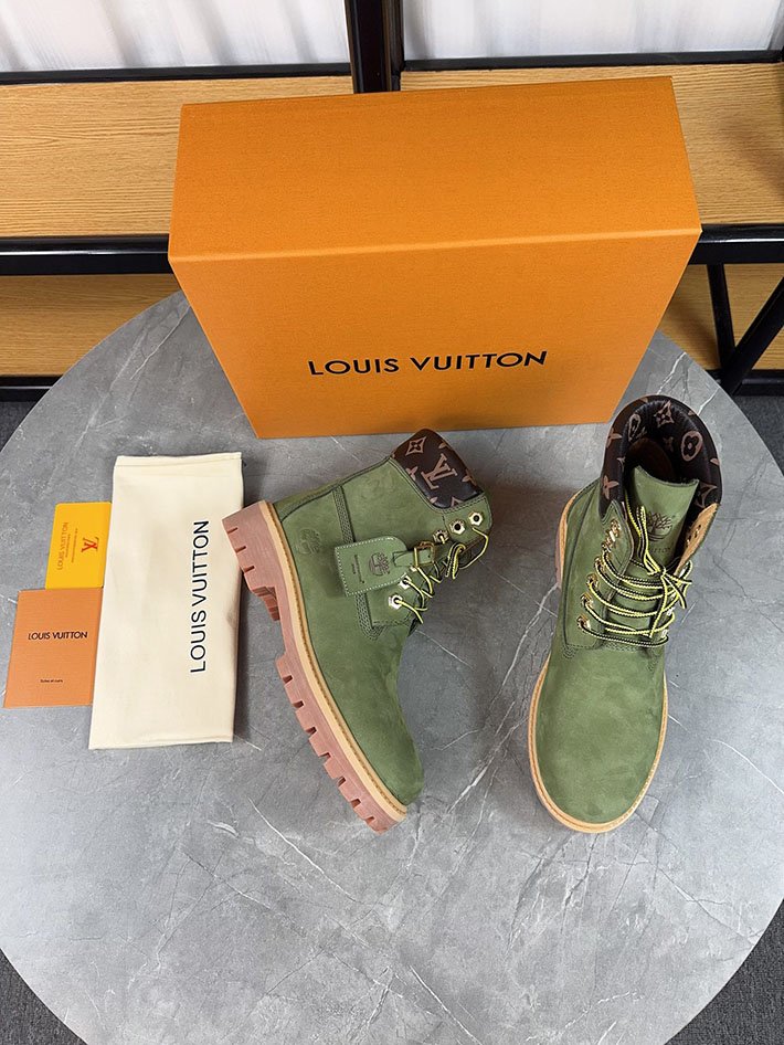 最高級ルイヴィトンスーパーコピー LV × Timberland 6-IN アンクルブーツ ノワール ブーツ 靴 2522906 N品 ティンバーランド限定モデル - 画像 (9)