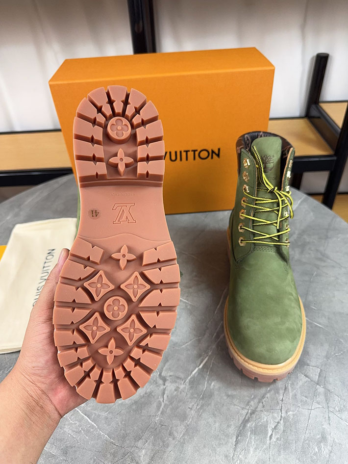 最高級ルイヴィトンスーパーコピー LV × Timberland 6-IN アンクルブーツ ノワール ブーツ 靴 2522906 N品 ティンバーランド限定モデル - 画像 (7)