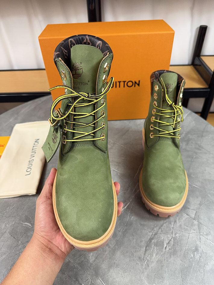 最高級ルイヴィトンスーパーコピー LV × Timberland 6-IN アンクルブーツ ノワール ブーツ 靴 2522906 N品 ティンバーランド限定モデル - 画像 (6)