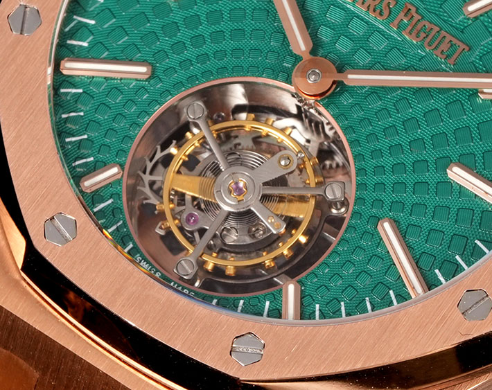 最高級オーデマピゲスーパーコピー ロイヤルオーク フライング トゥールビヨン 50周年記念 2522985 オーデマピゲ 芸能人 - 画像 (6)