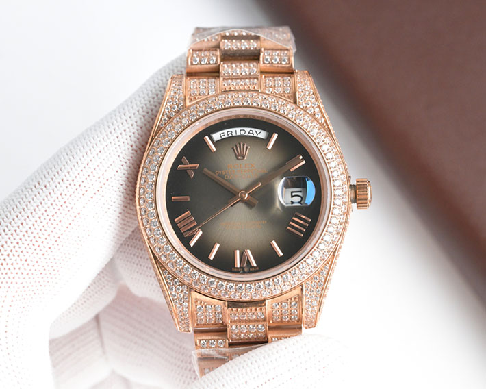 最高級ロレックススーパーコピー ロレックス デイデイト コピー デイデイト 41 アイゼンキーゼル ダイヤモンド 2522989 ロレックス フルダイヤ メンズ - 画像 (9)