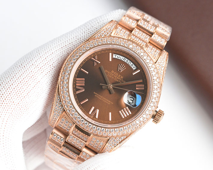 最高級ロレックススーパーコピー ロレックス デイデイト コピー デイデイト 41 アイゼンキーゼル ダイヤモンド 2522989 ロレックス フルダイヤ メンズ - 画像 (7)