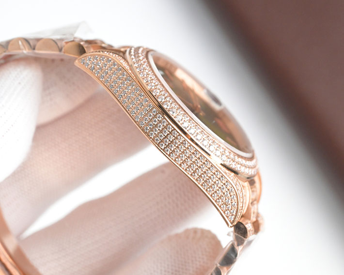 最高級ロレックススーパーコピー ロレックス デイデイト コピー デイデイト 41 アイゼンキーゼル ダイヤモンド 2522989 ロレックス フルダイヤ メンズ - 画像 (4)