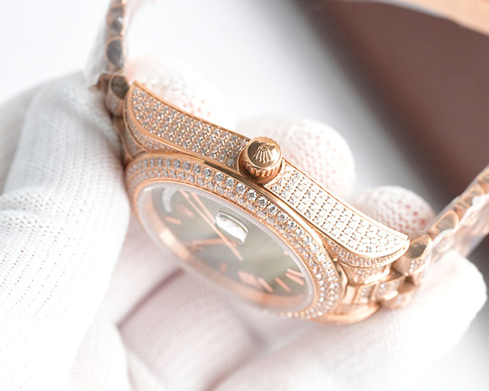 最高級ロレックススーパーコピー ロレックス デイデイト コピー デイデイト 41 アイゼンキーゼル ダイヤモンド 2522989 ロレックス フルダイヤ メンズ - 画像 (3)