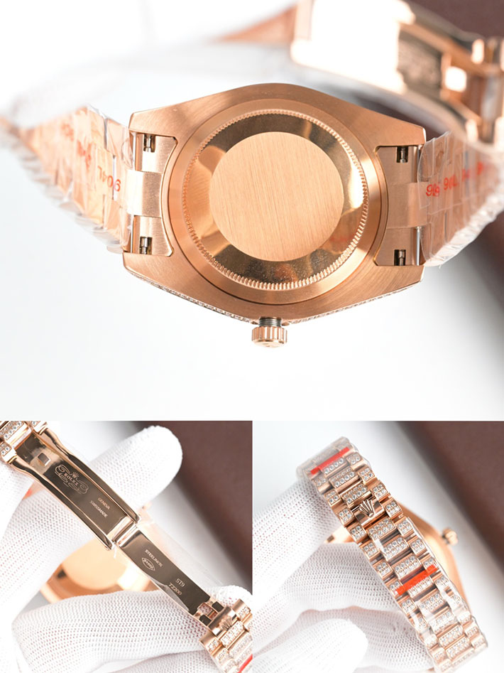 最高級ロレックススーパーコピー ロレックス デイデイト コピー デイデイト 41 アイゼンキーゼル ダイヤモンド 2522989 ロレックス フルダイヤ メンズ - 画像 (2)