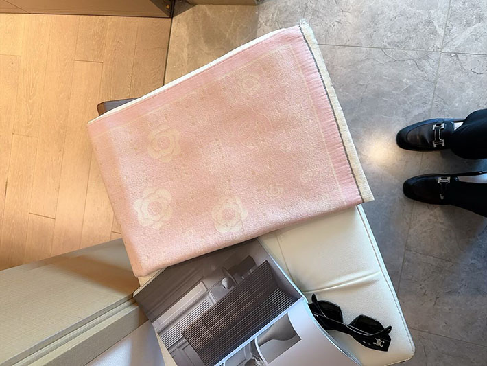 最高級シャネルスーパーコピー CHANEL マフラー レディース 大判 ストール フリンジ ココマーク CCマーク cc25103009 CHANEL マフラー 新作 - 画像 (7)