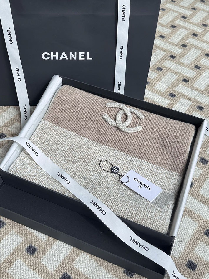最高級シャネルスーパーコピー CHANEL ウール ニット ココマーク CCロゴ フリンジ ストール 2025新作 cc25103020 シャネル マフラー 公式 - 画像 (6)