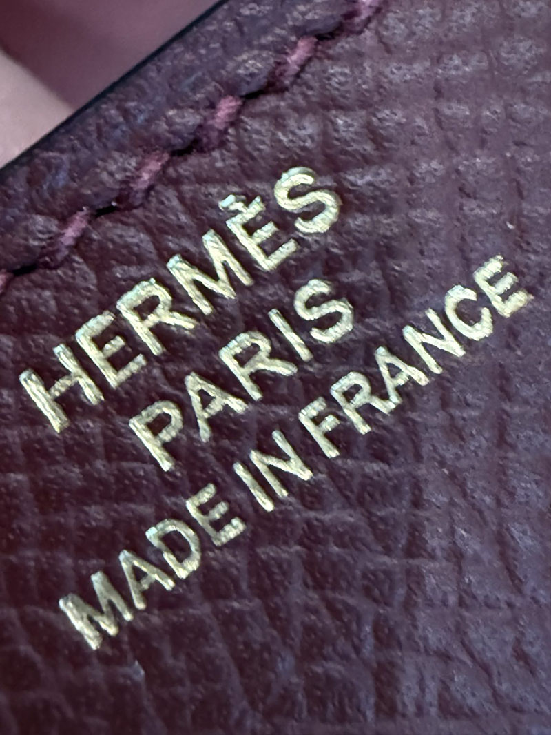 エルメスコピー コンスタンスミニ 定価 HERMES コンスタンス3 ミニ ルージュグレナ ヴォーエプソン ゴールド金具 2524063 - 画像 (6)