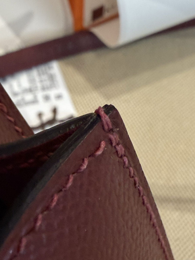 エルメスコピー コンスタンスミニ 定価 HERMES コンスタンス3 ミニ ルージュグレナ ヴォーエプソン ゴールド金具 2524063 - 画像 (3)