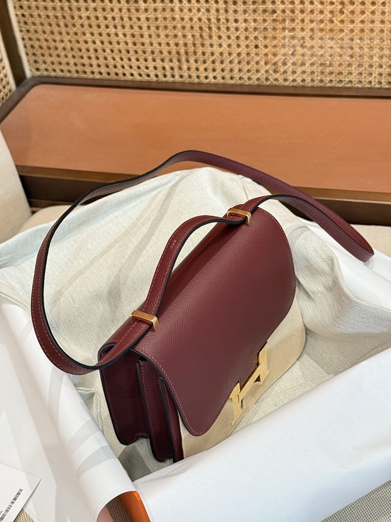 エルメスコピー コンスタンスミニ 定価 HERMES コンスタンス3 ミニ ルージュグレナ ヴォーエプソン ゴールド金具 2524063 - 画像 (15)