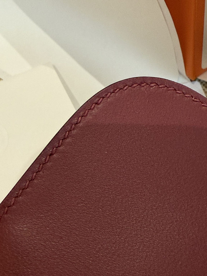 エルメスコピー コンスタンスミニ 定価 HERMES コンスタンス3 ミニ ルージュグレナ ヴォーエプソン ゴールド金具 2524063 - 画像 (9)