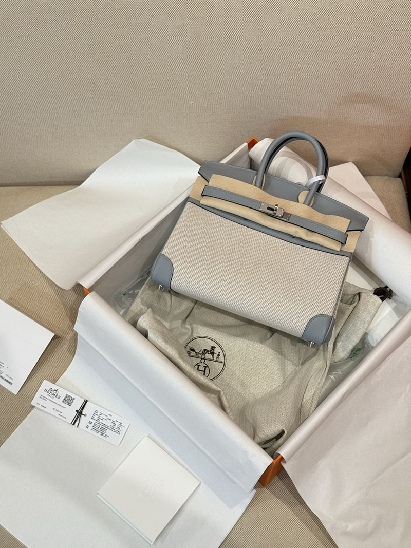 エルメスコピー バーキン25 定価 HERMES バーキン25 カーゴ グリパンタン スイフト/トワルアッシュ シルバー金具 2524091 - 画像 (22)