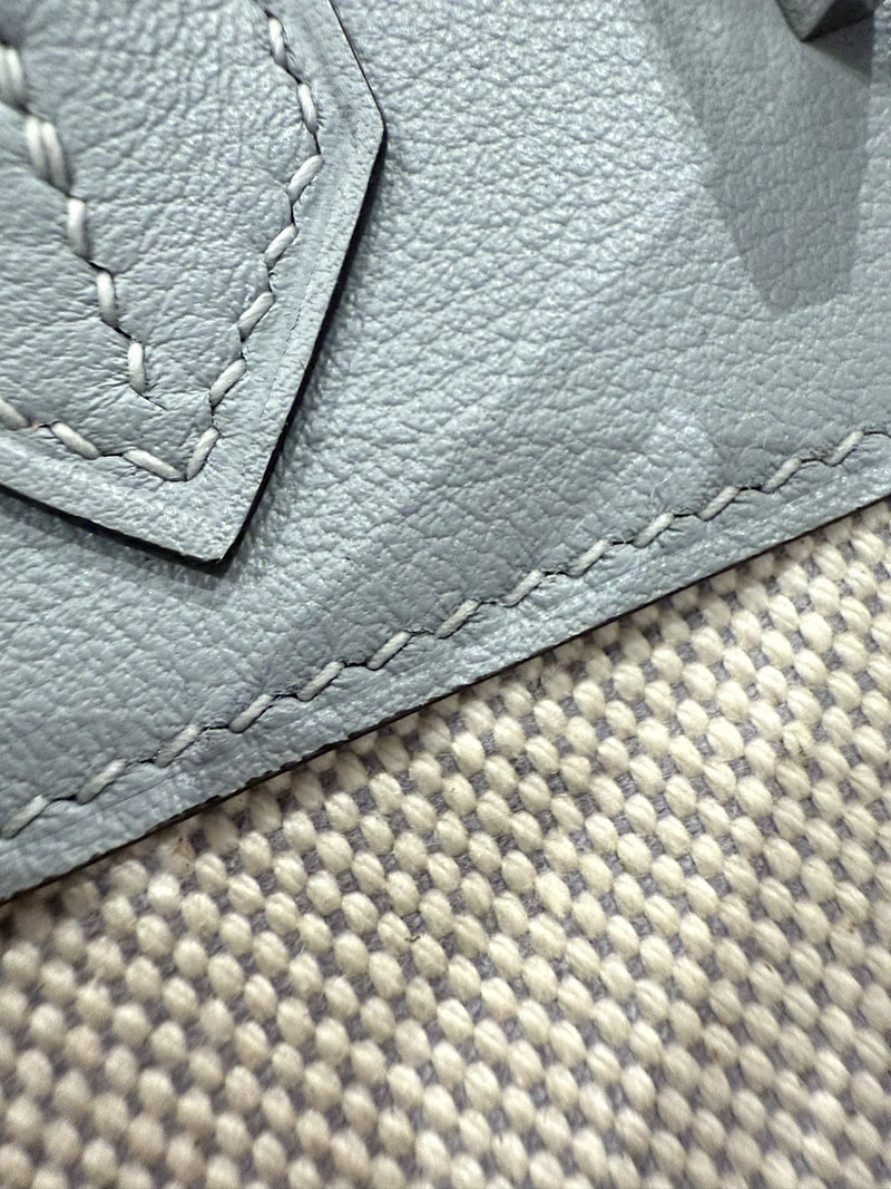 エルメスコピー バーキン25 定価 HERMES バーキン25 カーゴ グリパンタン スイフト/トワルアッシュ シルバー金具 2524091 - 画像 (3)