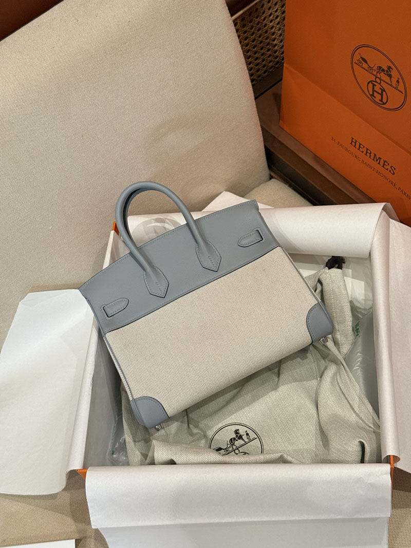 エルメスコピー バーキン25 定価 HERMES バーキン25 カーゴ グリパンタン スイフト/トワルアッシュ シルバー金具 2524091 - 画像 (18)