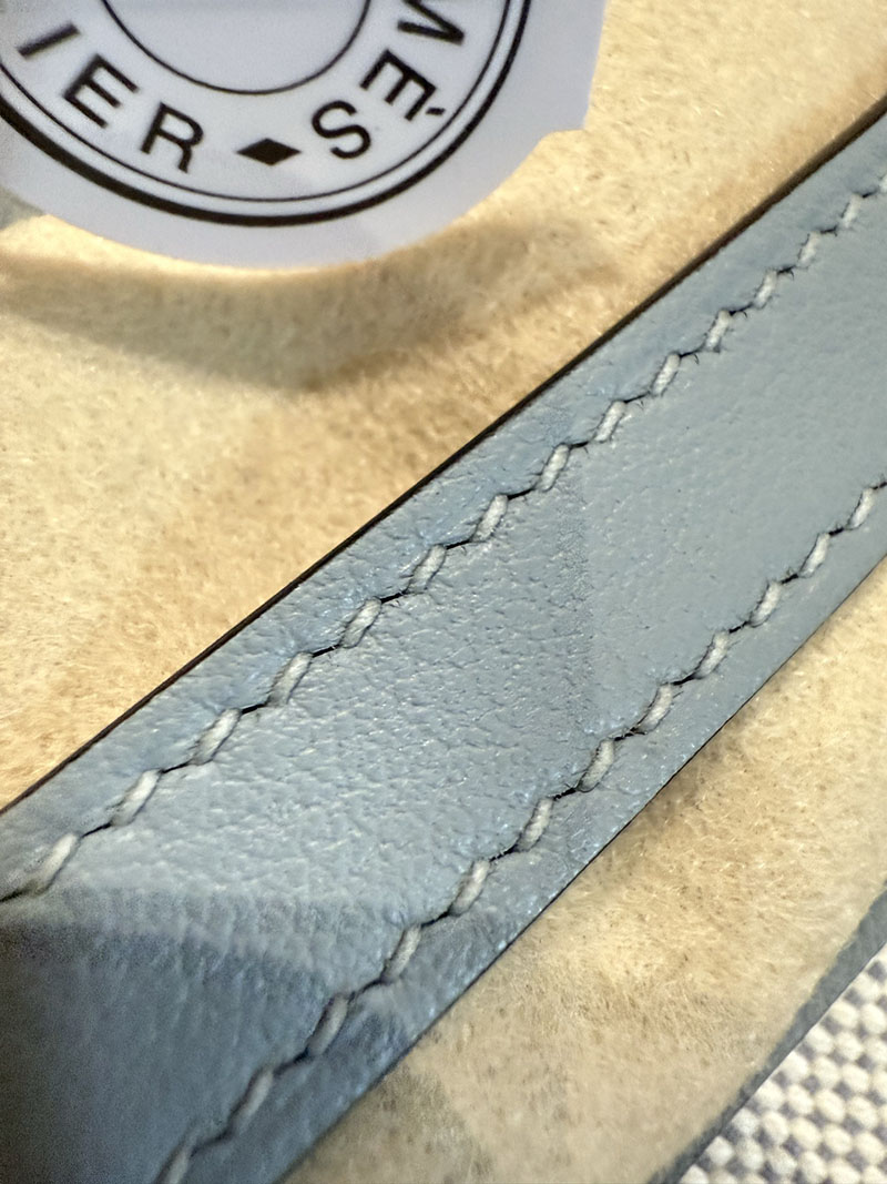 エルメスコピー バーキン25 定価 HERMES バーキン25 カーゴ グリパンタン スイフト/トワルアッシュ シルバー金具 2524091 - 画像 (17)