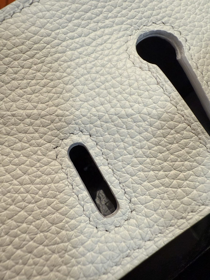 エルメスコピー バーキン25 定価 HERMES バーキン25 パーソナル クレ/黒 ブラック トゴ シルバー金具 2524092 - 画像 (5)