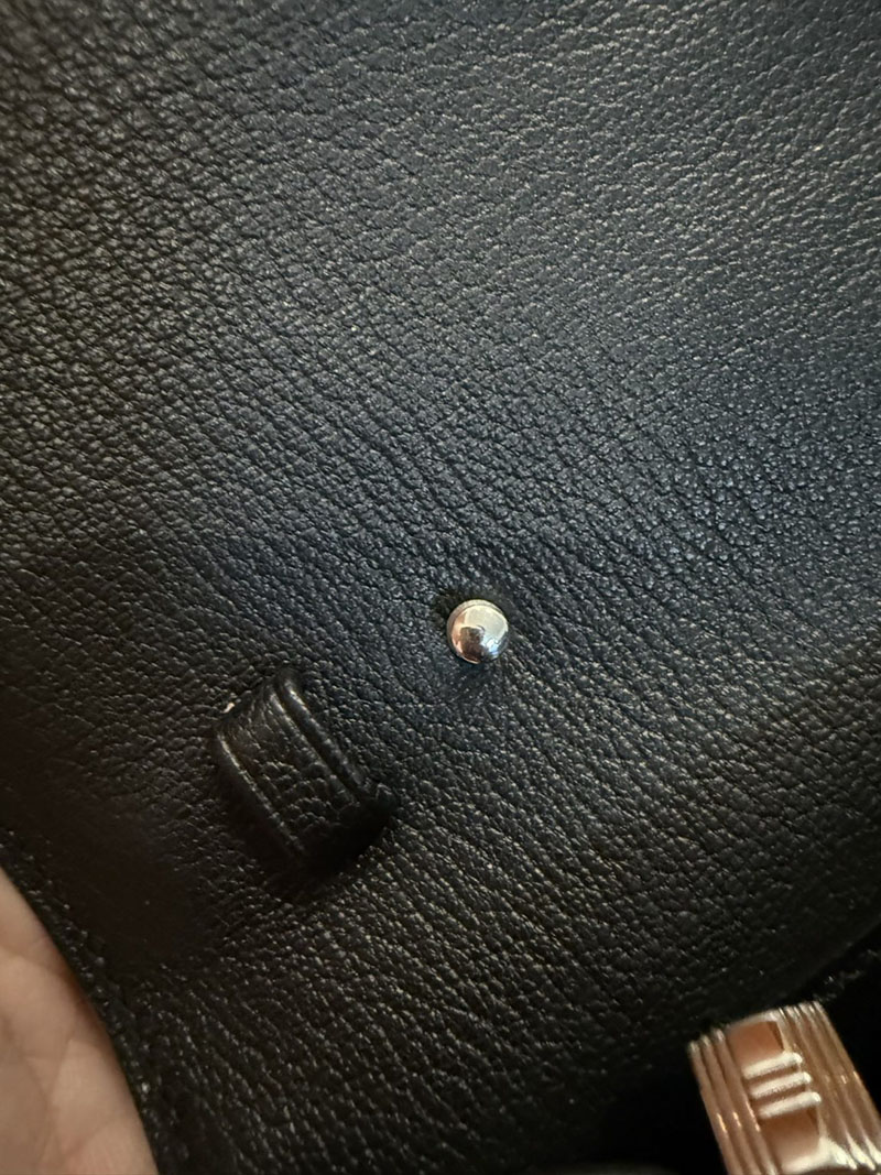 エルメスコピー HERMES 長財布 ケリーウォレット ロング トゥーゴー 黒 ブラック シェブルミゾル シルバー金具 2524095 - 画像 (6)