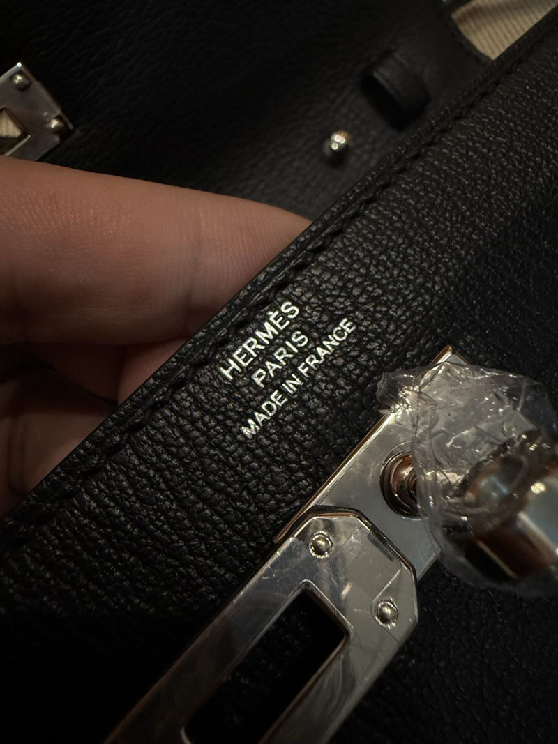 エルメスコピー HERMES 長財布 ケリーウォレット ロング トゥーゴー 黒 ブラック シェブルミゾル シルバー金具 2524095 - 画像 (5)