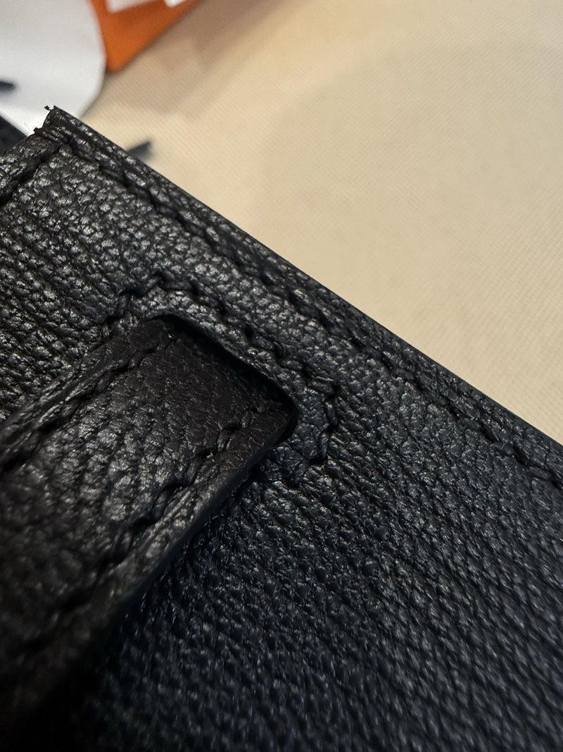 エルメスコピー HERMES 長財布 ケリーウォレット ロング トゥーゴー 黒 ブラック シェブルミゾル シルバー金具 2524095 - 画像 (14)